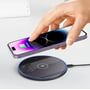 Зарядний пристрій Wireless Charger Power Air Series 15W Wi-W012 Black для iPhone 16 I 15 I 14 I 13 I 12 series: Кабель в комплекті отсутствует