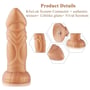 Фалоімітатор-насадка Hismith Slightly Curved Silicone Dildo Monster Series: Тип Нереалистичные