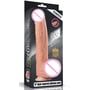 Фалоімітатор LoveToy Dual Layered Silicone 11" Nature Cock: Тип Реалистичные