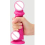 Реалістичний фалоімітатор Strap-On-Me Sliding Skin Realistic Dildo Fuchsia - L