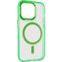 Чохол для iPhone Epik TPU Iris with MagSafe Light Green для iPhone 14: Тип аксесуара чехол