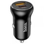 Зарядний пристрій Hoco Car Charger USB+USB-C NZ5 PD+QC 5A 30W Black