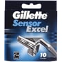 Gillette Sensor Excel Змінні касети для гоління 10 шт.