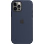 Чехол для iPhone Apple Silicone Case with MagSafe Deep Navy (MHL43) for iPhone 12/iPhone 12 Pro: Цвет синий