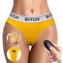 Вібротрусики LoveToy Ingen Bitch Vibrating Panties Yellow (на талію 61-69 см)