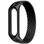 Fashion Braided Solo Loop (M) Black for Xiaomi Mi Smart Band 3/4/5/6