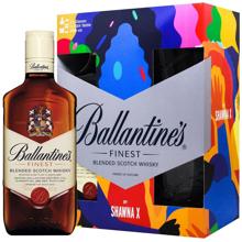 Виски Ballantine's Finest, 0.7л 40% + 2стакана (STA5000299610671)