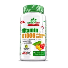 Amix Nutrition GreenDay ProVegan Vitamin C 1000 mg with Acerola Витамин С + Ацерола 60 капсул: Тип Витамин C