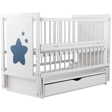 Дитяче ліжечко Babyroom Зірочка Z-03 білий (624470): Тип классическая