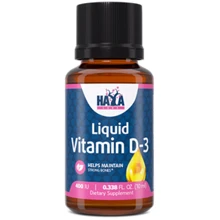 Haya Labs Liquid Vitamin D-3 400 IU Вітамін Д3 10 мл: Тип Витамин D