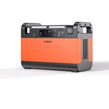 Зарядная станция CTECHi GT1500 1210Wh 378000mAh 1500W Portable Power Station Green/Orange: Емкость аккумулятора, Вт/ч 1210