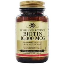 Solgar Biotin Super High Potency Солгар Биотин 10000 mcg 60 капсул: Тип Витамин B