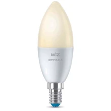 Розумна лампочка WiZ, E14, 4.9W, 40W 470Lm, C37, 2700K, Wi-Fi: Тип цоколя E14