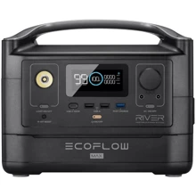 Зарядная станция EcoFlow RIVER Max 576Wh 160000mah Black (EFRIVER600MAX-EU): Емкость аккумулятора, Вт/ч 576