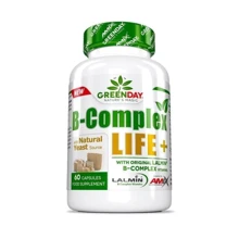 Amix Nutrition GreenDay B-Complex Life+ B-Комплекс 60 капсул: Тип Витамин B