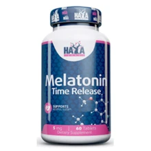 Haya Labs Melatonin Time Release 5 mg Мелатонін 60 таблеток: Форма випуску Капсулы