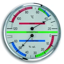 Термогігрометр для сауни TFA пластик d=135 мм: undefined undefined