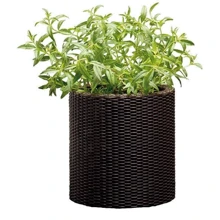 Горщик для квітів Keter Cylinder Planter S Коричневий 7 л: Виробник Keter