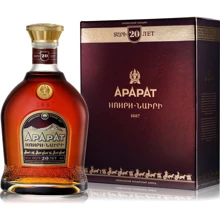 Бренди Ararat Nairi 20 years old 0.5л, 40%, gift box (STA4850001002123): Объем, л 0.5