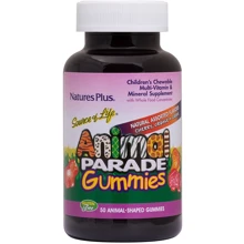 Nature's Plus Animal Parade Gummies, Natural Assorted Flavores, 50 Animal Shaped Gummies (NTP29958): Тип мультивітаміни