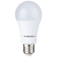 Світлодіодна лампа INTERTOOL LL-0017 LED A60, E27, 15Вт, 150-300В, 4000K: Тип цоколя E27