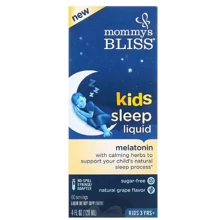 Mommy's Bliss Kids sleep Дитячий сироп для покращення сну мелатонін 120 мл: Форма випуску Жидкость