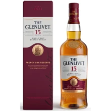 Віскі The Glenlivet 15 years old 0.7л, 40% with box: Об'єм, л 0.7