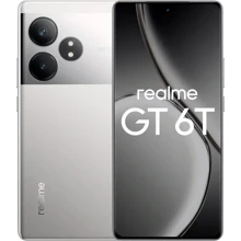 Смартфон Realme GT 6T 5G 12/256GB Fluid Silver (UA UCRF): Дисплей 6.78" LTPO AMOLED (1264 x 2780) / 450 ppi / Corning Gorilla Glass Victus 2