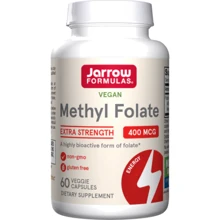 Jarrow Formulas Methyl Folat Метилфолат 400 мг 60 капсул: Тип Витамин B