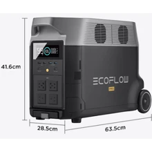 Зарядная станция EcoFlow DELTA Pro 3600Wh 1125000mAh Black CN (DELTAPro) Международная версия: Емкость аккумулятора, Вт/ч 3600