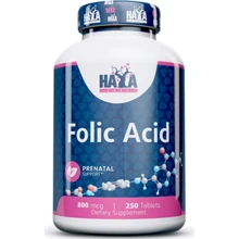 Haya Labs Folic Acid 800 mcg Фолієва кислота 250 таблеток: Тип Витамин B