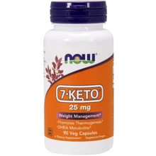 NOW Foods 7-Keto-DHEA 25 mg Veg Capsules 90 caps: Форма випуску капсули