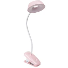 Лампа настільна Philips LED Reading Desk lamp Donutclip 3W, 4000K, 1200mAh (Lithium battery), рожевий: Тип Настільні лампи