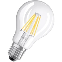 Лампа світлодіодна Osram LED VALUE E27 7-60W 2700K 220V A60 FILAMENT: Тип цоколя E27