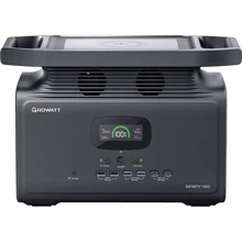 Зарядная станция Growatt Infinity 1500 1512Wh 2000W: Емкость аккумулятора, Вт/ч 1512