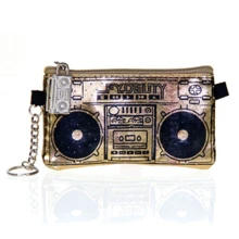 Гаманець з динаміками Fydelity "Le Boom Box" золотистий (70449): Стать Унисекс