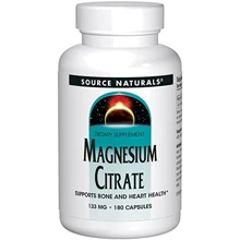 Source Naturals Magnesium Citrate, 133 mg, 180 Caps: Тип магній