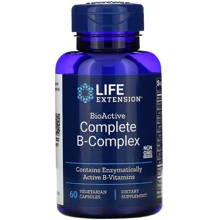 Life Extension BioActive Complete B-Complex 60 Veg Caps В-комплекс витаминов: Тип Витамин B