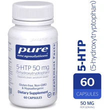 Амінокислота для спорту Pure Encapsulations 5-HTP 50 mg 60 caps 5-гідроксітріптофана: Форма випуску капсули