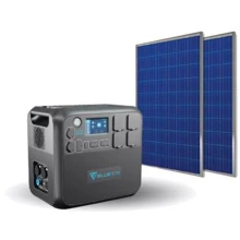 Комплект Bluetti PowerOak AC200MAX 2048Wh 2200W + 2х Фотомодулей JA Solar JAM54S30-400/MR: Емкость аккумулятора, Вт/ч 2048