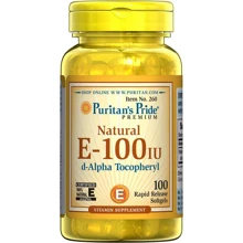 Puritan's Pride Vitamin E-100 iu 100% Natural-100 Softgels: Тип Витамин E