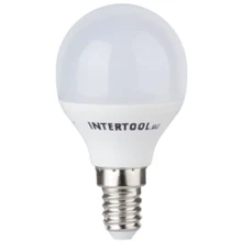 Світлодіодна лампа INTERTOOL LL-0102 LED P45, E14, 5Вт, 150-300В, 4000K: Тип цоколя E14