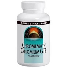 Source Naturals Chromemate Chromium GTF Yeast-Free, 200 mcg, 240 Tab: Тип хром