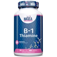 Haya Labs Vitamin B-1 Thiamine 50 мг Тіамін В1 100 таблеток: Тип Витамин B