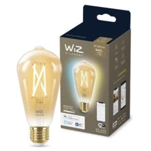 Розумна лампочка WiZ, E27, 7W, 50W, 640Lm, ST64, 2000-5000K, Wi-Fi: Тип цоколя E27