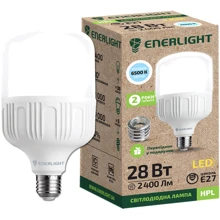 Світлодіодна лампа LED ENERLIGHT HPL 28Вт 6500K E27: Тип цоколя E27