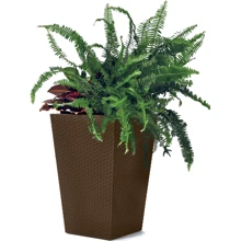 Горщик для рослин Keter Small Rattan Planter Коричневий (7290103659257): Виробник Keter