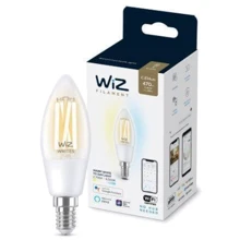 Розумна лампочка WiZ, E14, 4.9W, 40W, 470Lm, C35, 2700-6500, філаментна, Wi-Fi: Тип цоколя E14