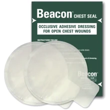 Повязка окклюзионная Beacon Chest Seal невентилированная 2 шт (НФ-00001664): undefined undefined