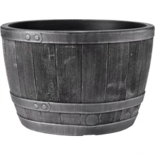 Горщик для квітів Keter Blenheim Half Barrel графіт 22 л: Виробник Keter